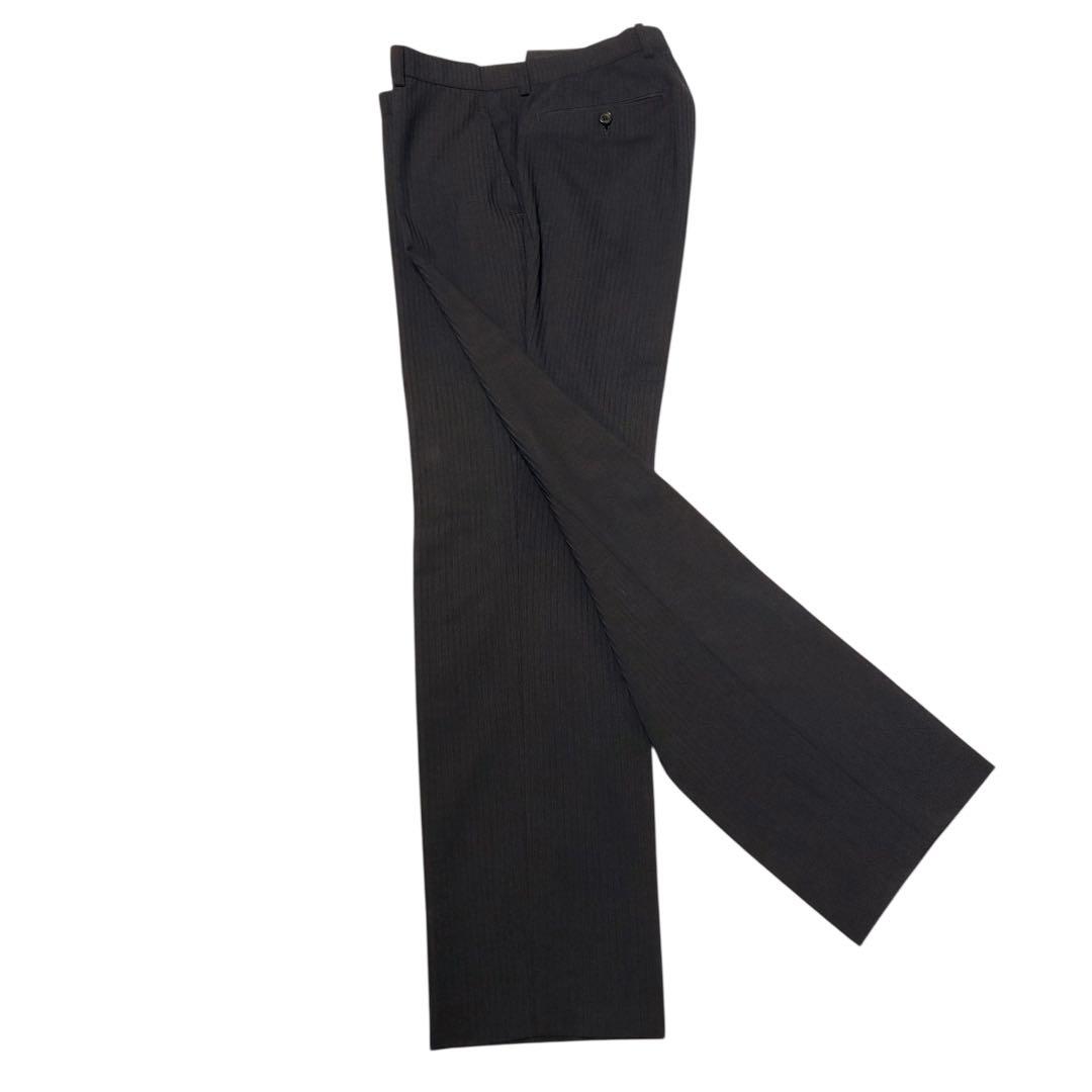 美品　現行タグ　LES MUES 洗える　スリーピース　ブラック　ストライプ　L