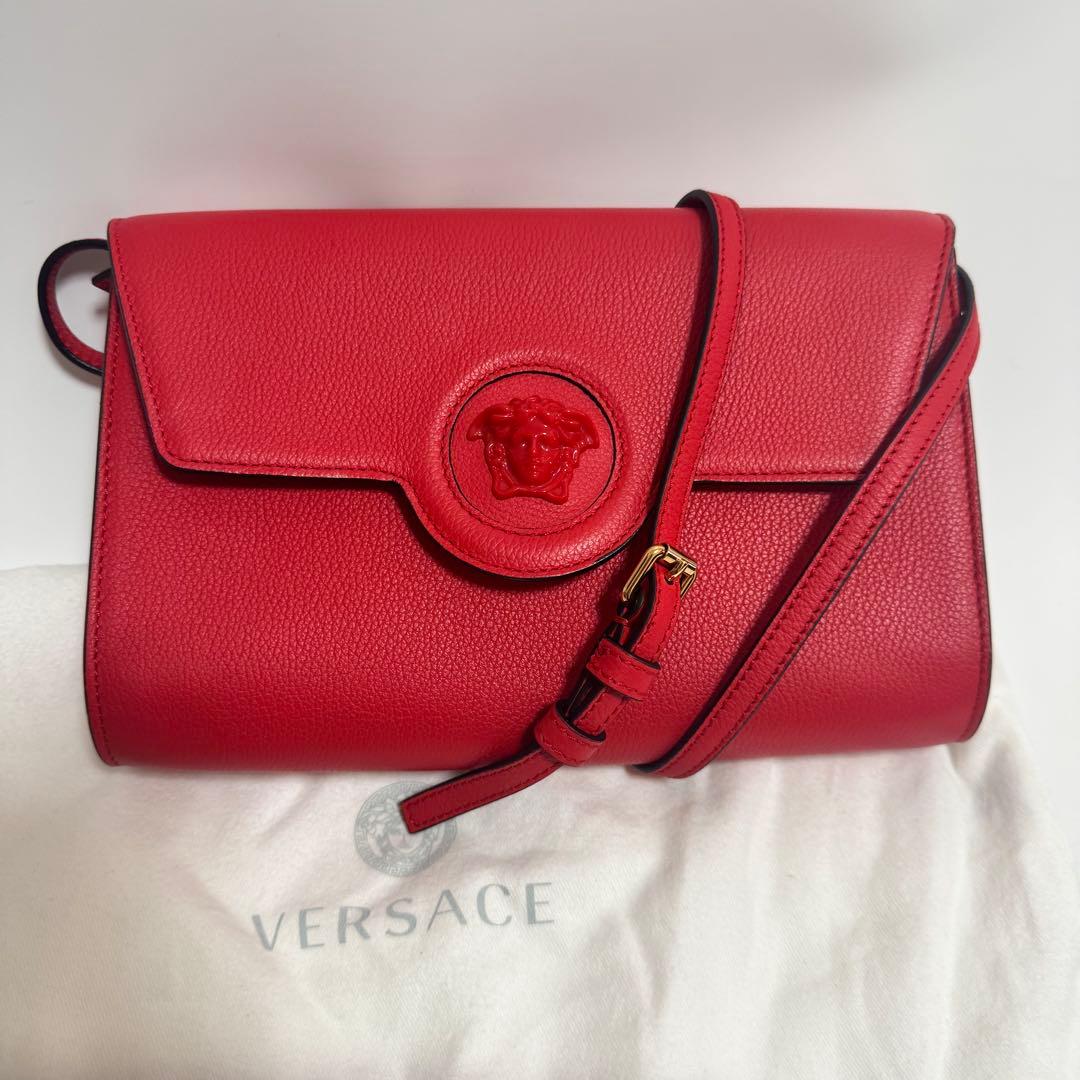 VERSACE ショルダーバッグ メデューサ レザー クロスボディ