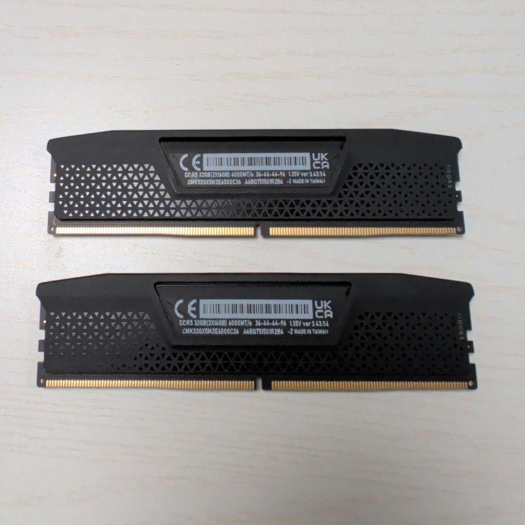CORSAIR DDR5-6000 32GB 16GB×2枚