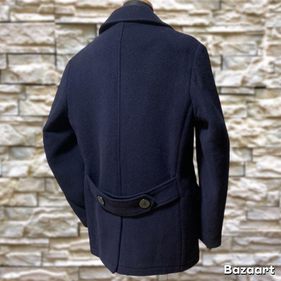 超美品 ブルックスブラザーズ Pコート ウール ビジネスコート