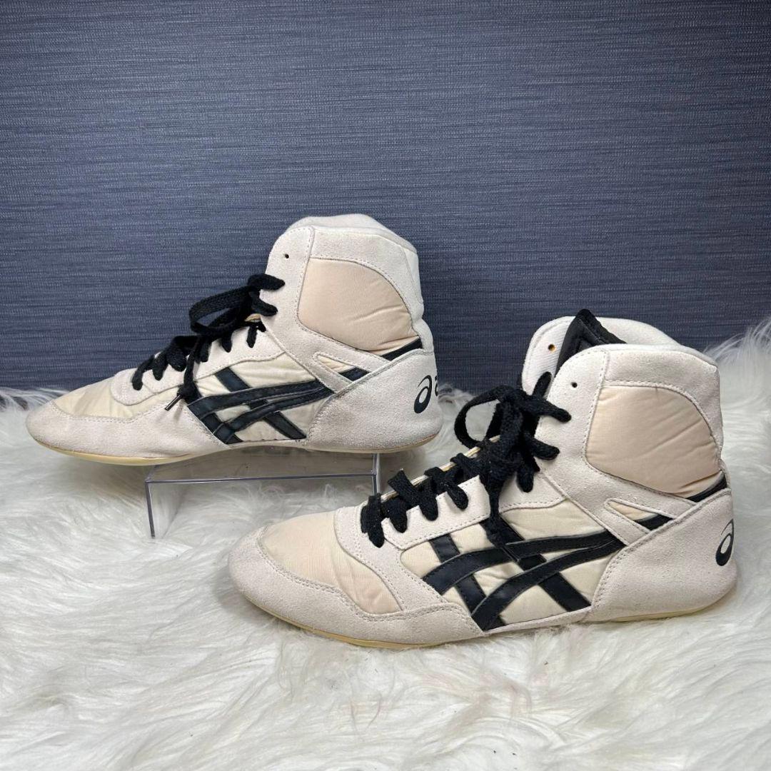 【ASICS】レスリングシューズ 28 ハイカット TWR325 ホワイト