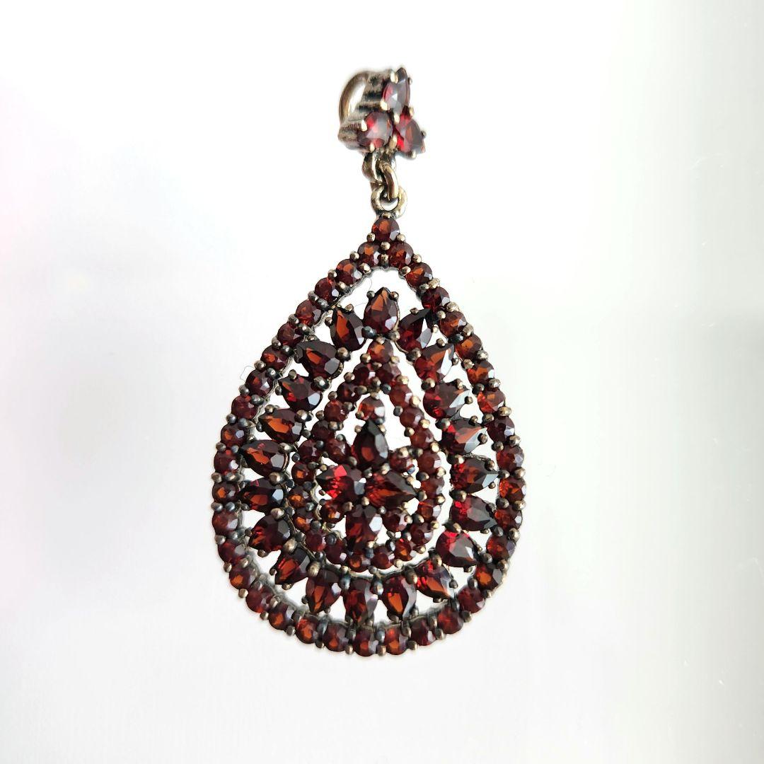 ボヘミアン ガーネット シルバー925 ペンダントトップ