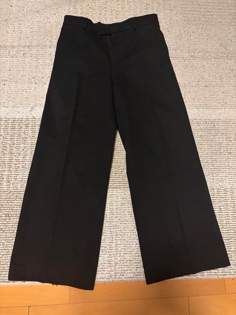 パンツ neonsigh drill wide pants black