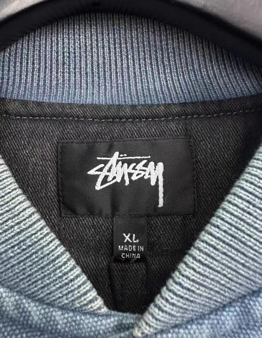 【レア】Stussy ブルー系 ジャケット XL 美品