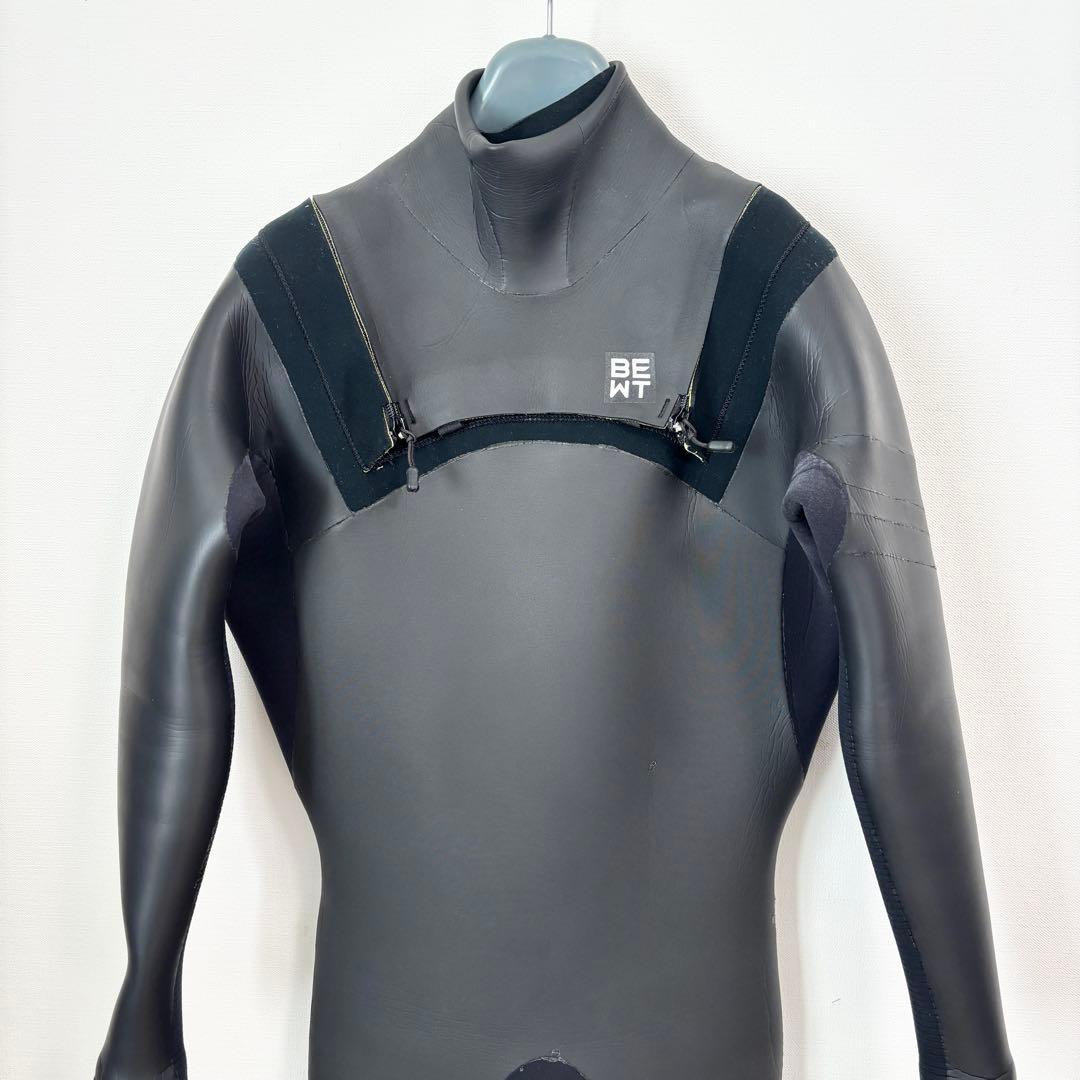 M size BeWet 5mm×3mmセミドライ　ウェットスーツ　チタン　ビー