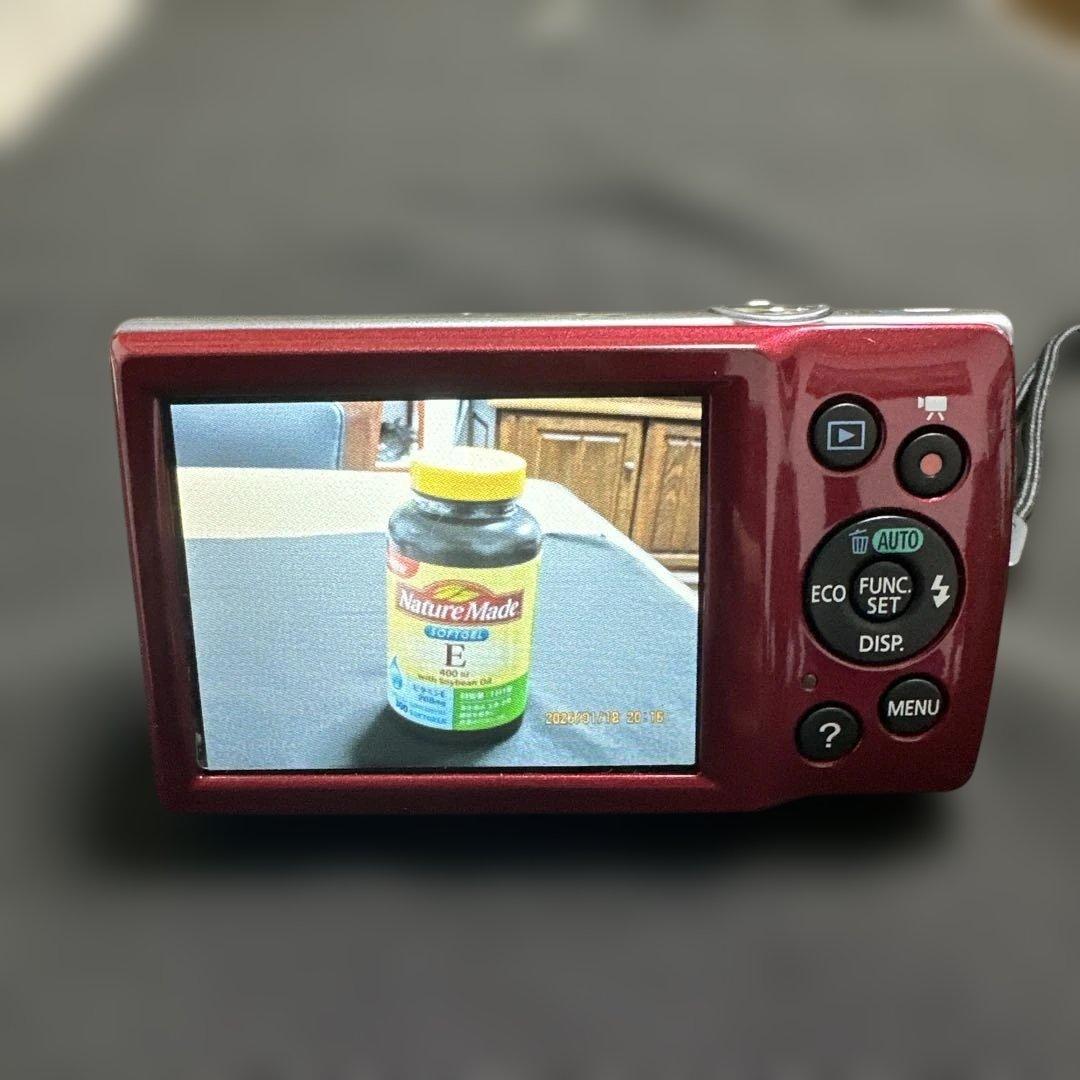 【動作確認済み】キャノン　Canon IXY120 レッド