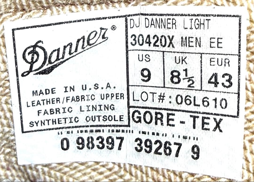 DANNER LIGHT GORE-TEX30420X US9 ダナー ライト