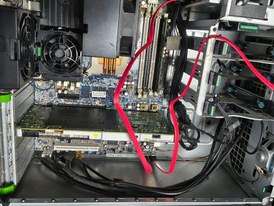 [ジャンク] hp Z420メモリ16GB/NVIDIA Quadro 4000