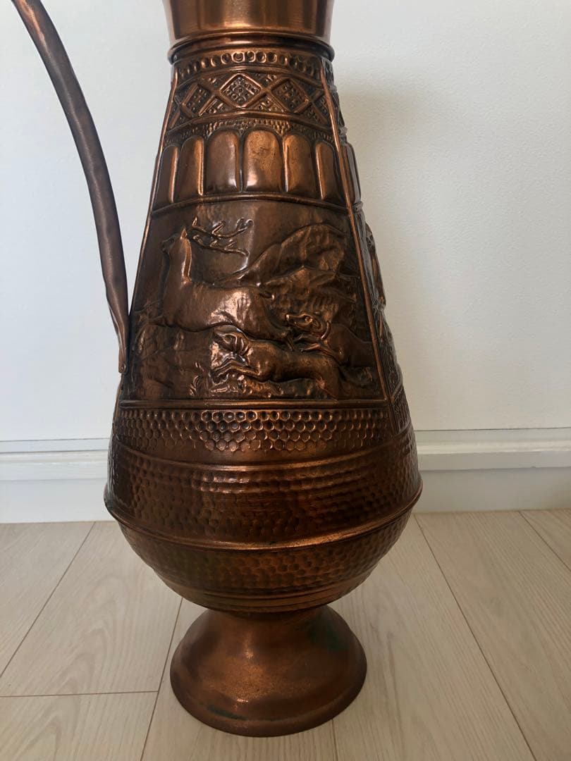 【お値下げ】銅　真鍮傘立て　イタリー製　ヴィテージ品