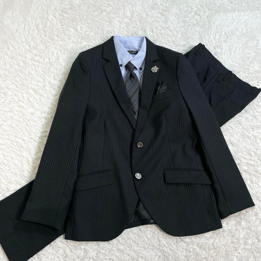 【美品】ヒロミチ ナカノ 男の子 黒 セットアップ 卒服5点セット 165cm