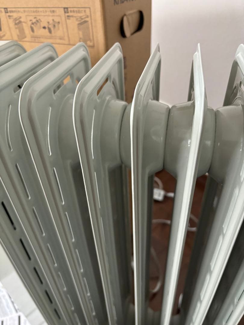 オイルヒーター デロンギ デジタルラディアント 使用少