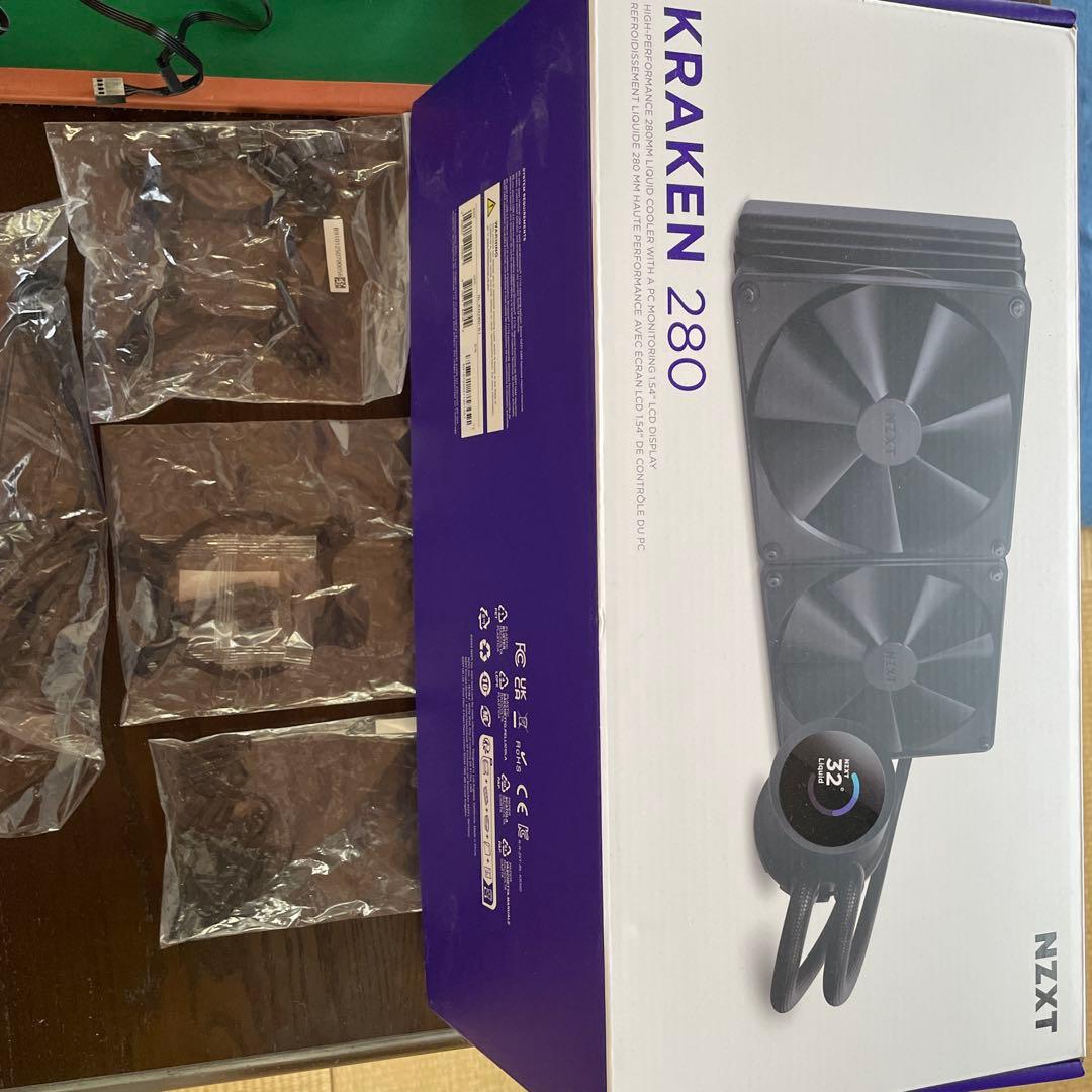 NZXT KRAKEN280 BLACK 簡易水冷CPUクーラー