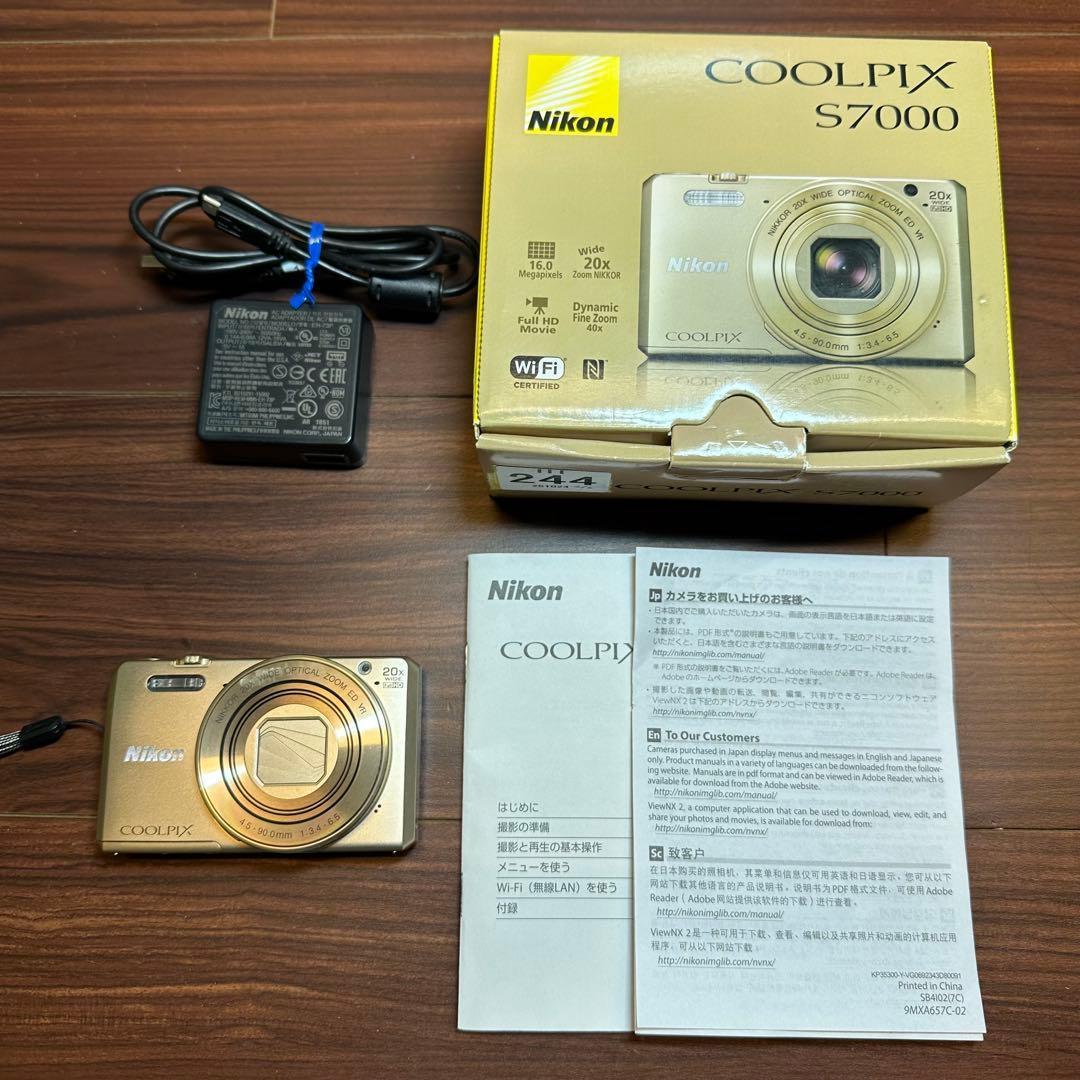 Nikon COOLPIX S7000 デジカメ ほぼ新品 5321