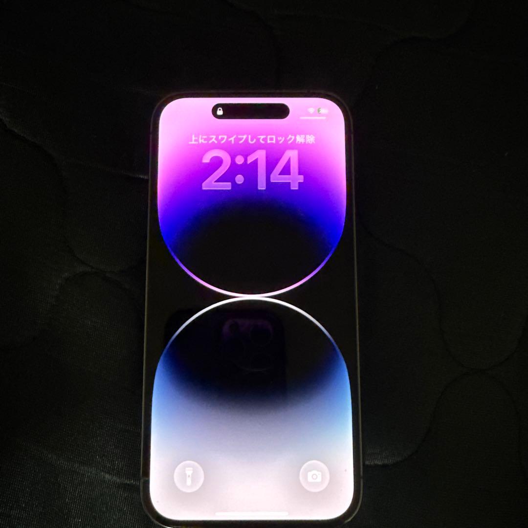 iPhone14Pro ディープパープル SIMフリー　バッテリー86%