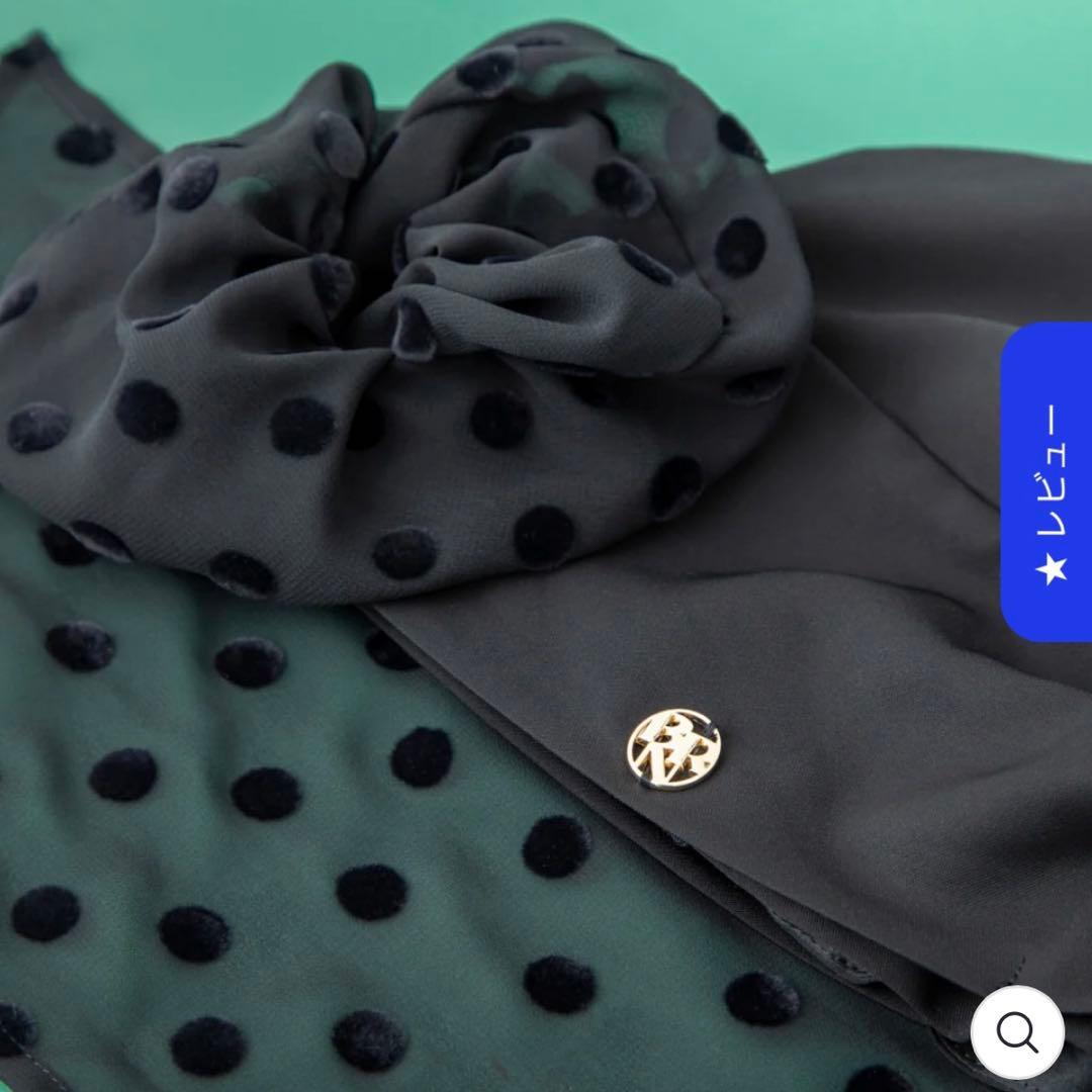 BAREN バレン スカーフハット　ドット水玉　エクステWIG ウィッグ　医療用