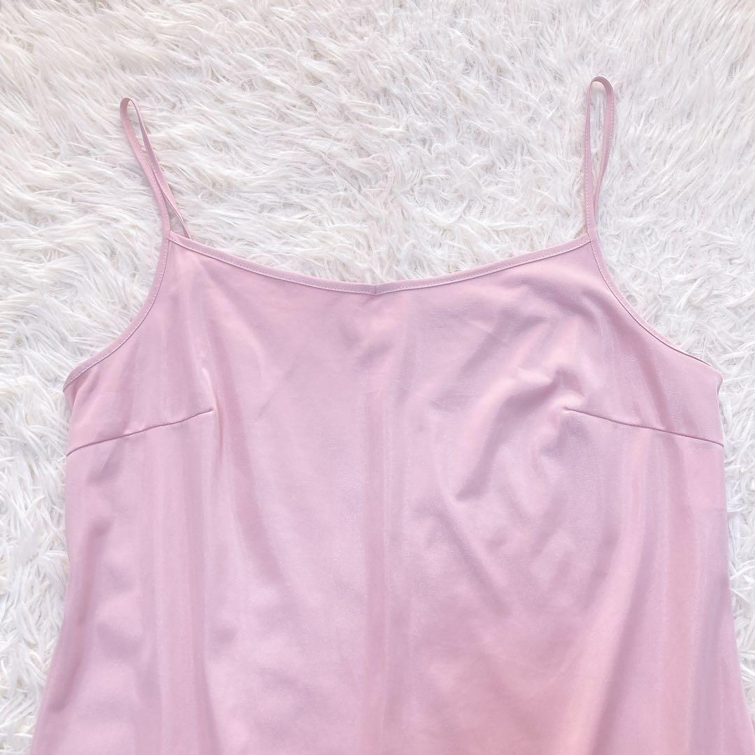 極美品✨アナイ ライトローンギャザーフレアワンピース ペチコート付き