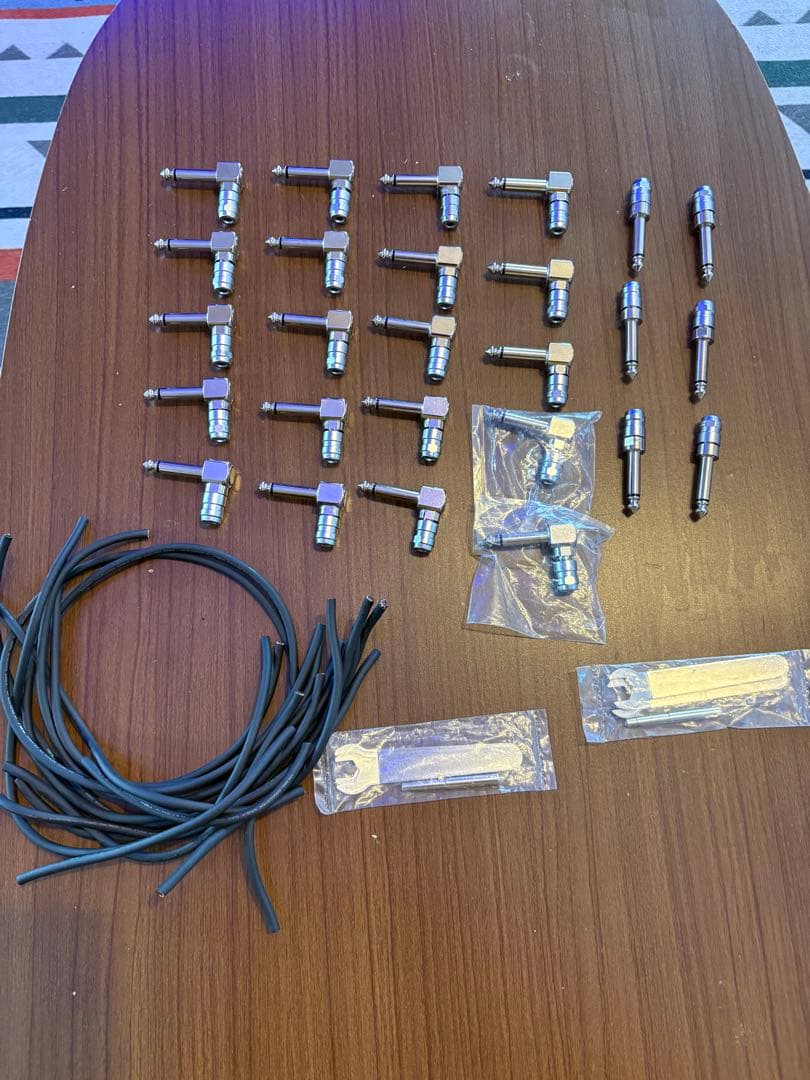 【最終価格】OYAIDEソルダーレスケーブルセット ストレート・L型プラグ