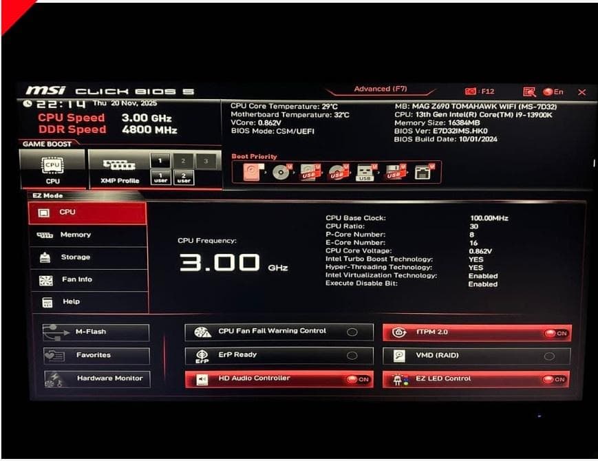 CPU Intel i9-13900K CPU LGA 1700
