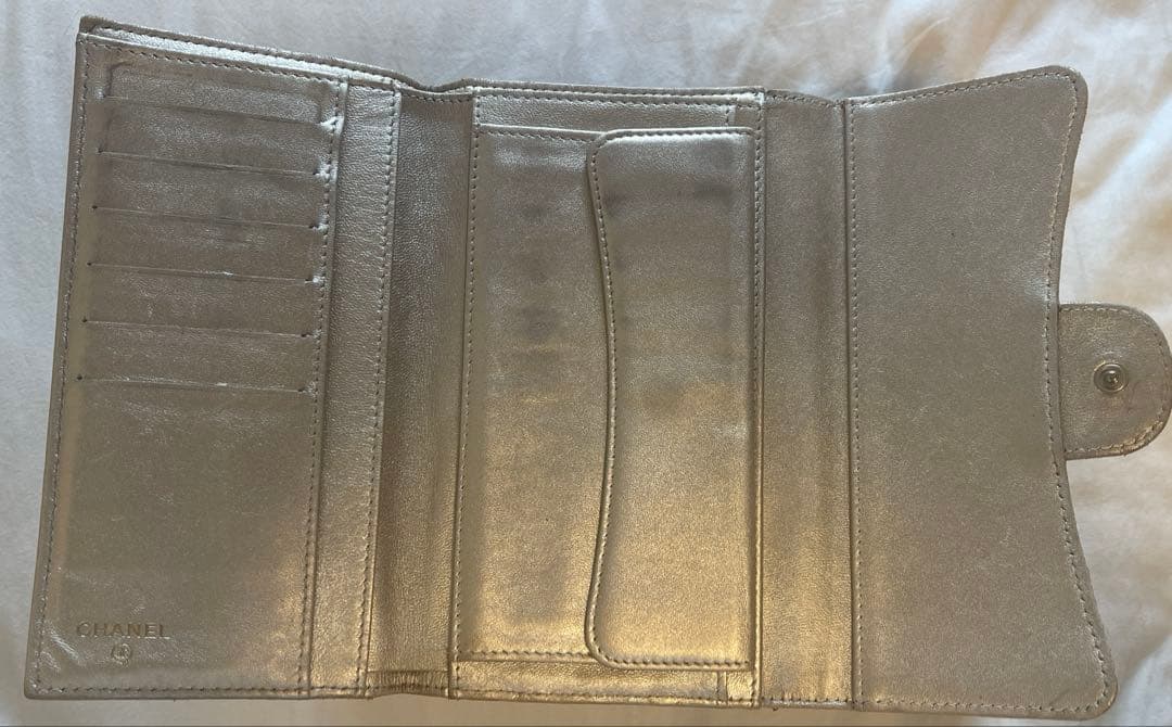CHANEL 長財布　ゴールド