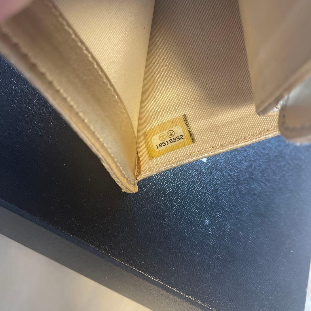 CHANEL 長財布　ゴールド