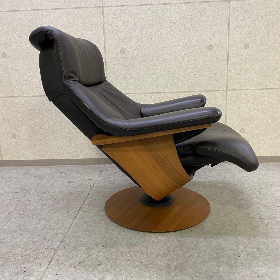 【美品】カリモク ザ・ファースト RU74 リクライナー RU02 オットマン