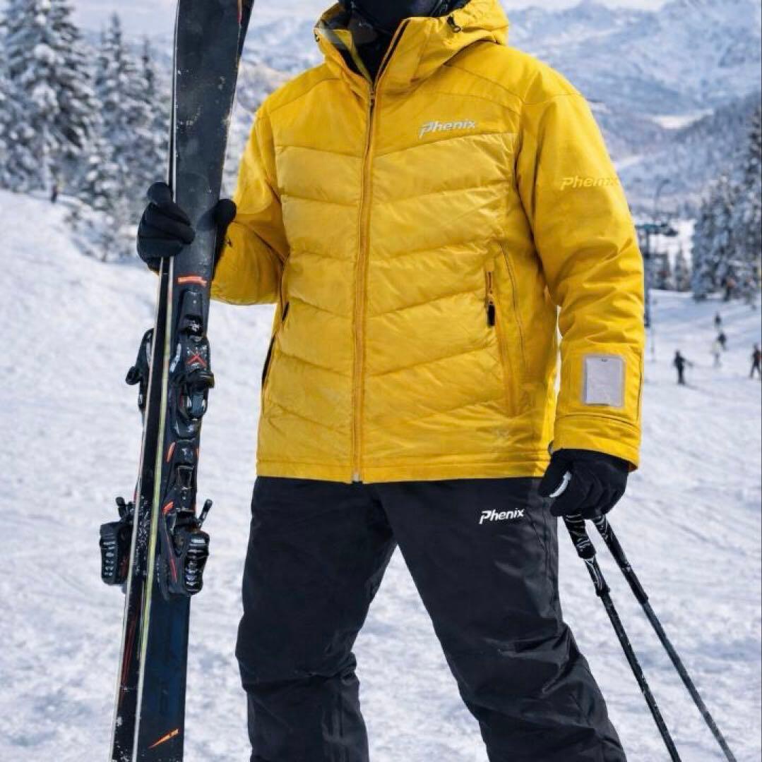 【新品タグ付】phenix スキーウェア上下セット ハイブリッドレガシー 黄×黒