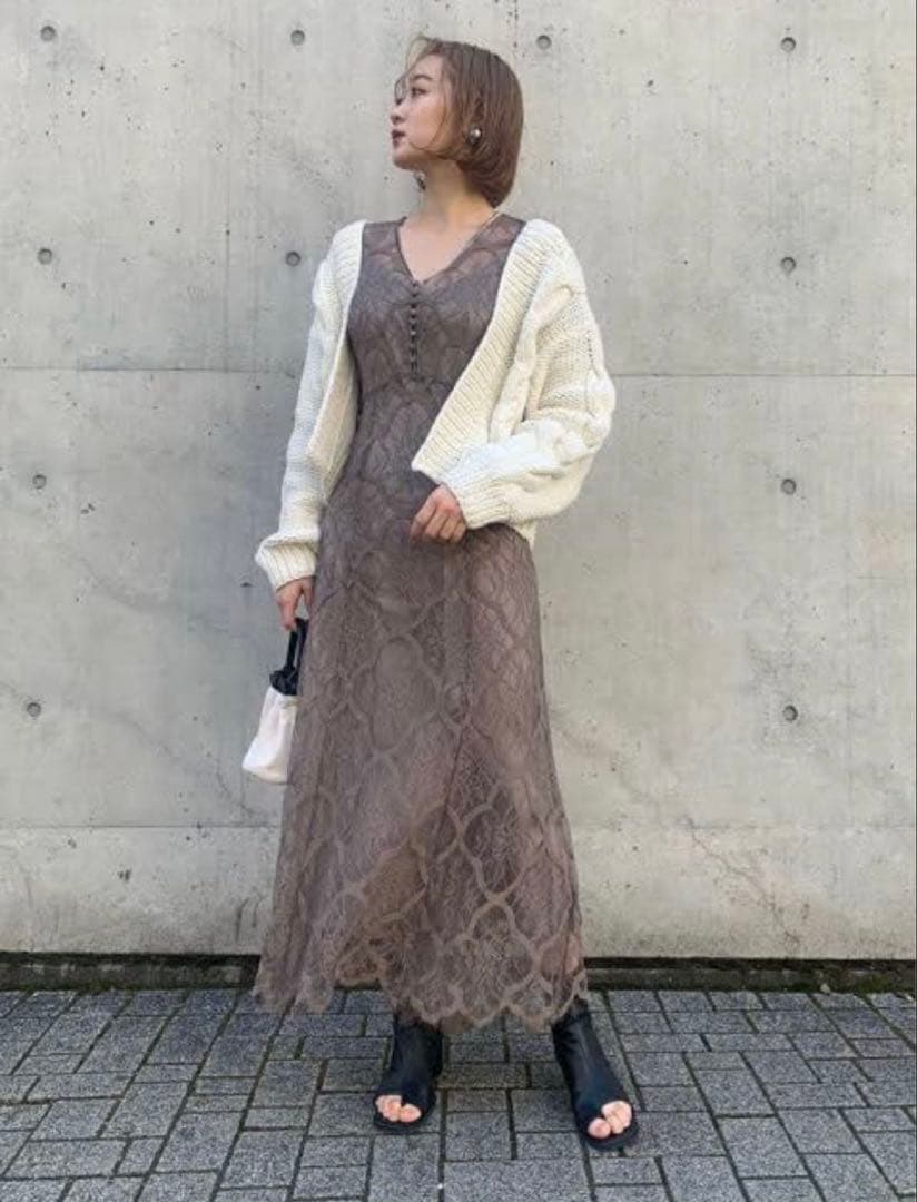 fray id レース　ワンピース　オケージョンドレス　美品