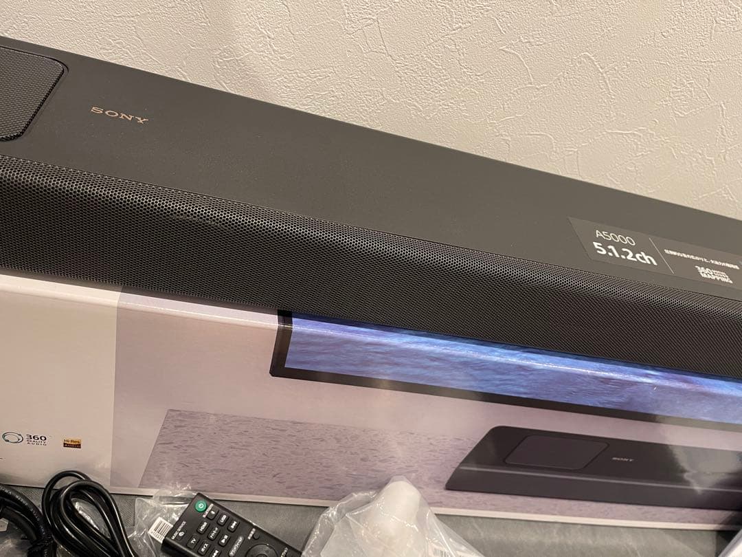 美品 HT-A5000 SONY サウンドバー 2023年製 付属品ありPS5