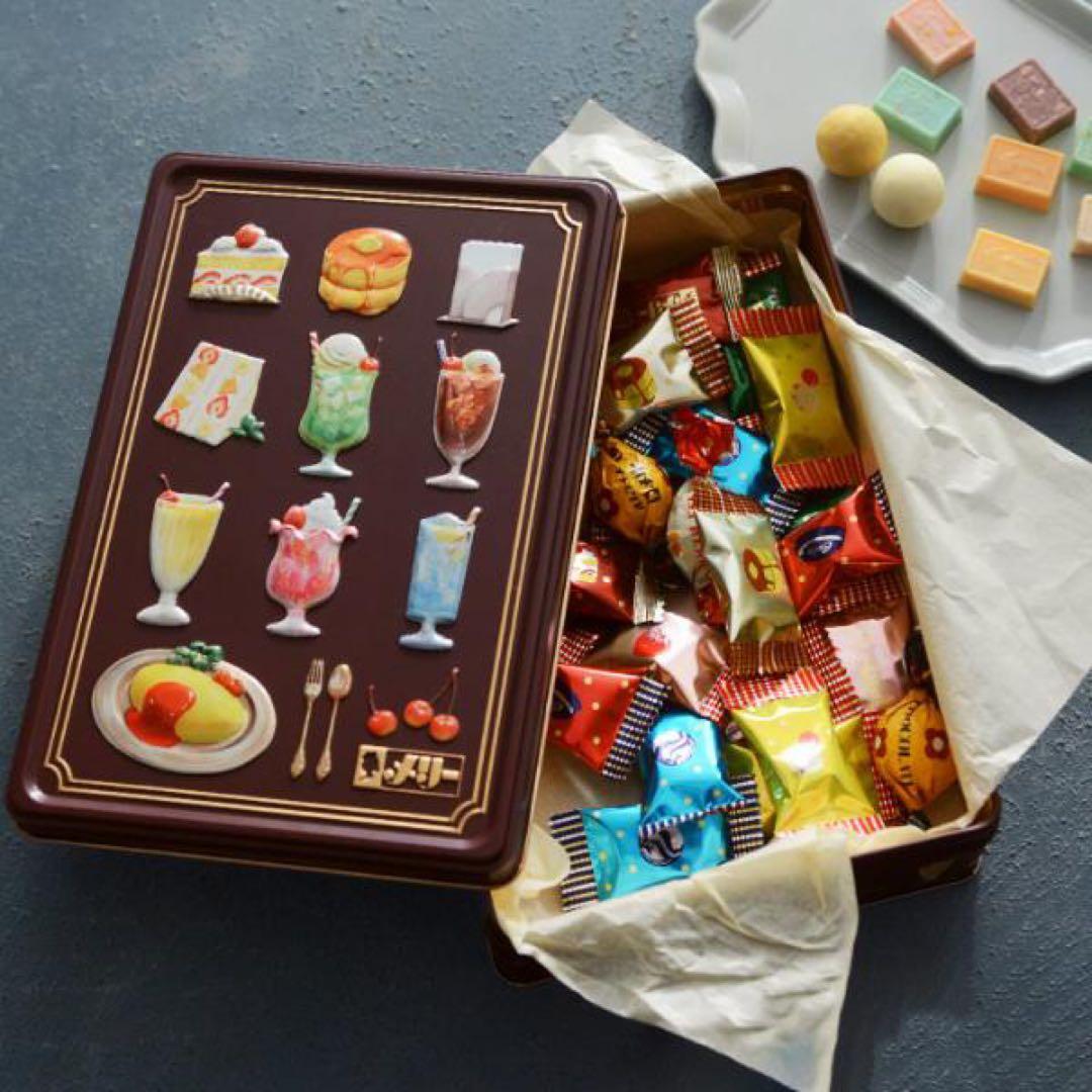 【新品・未開封】メリーチョコレート　はじけるキャンディチョコレート　5缶セット