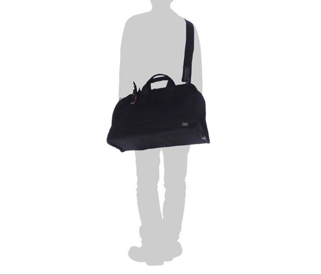 極美品　PORTER ボストンバッグ ブラック　キャンバス　2WAY