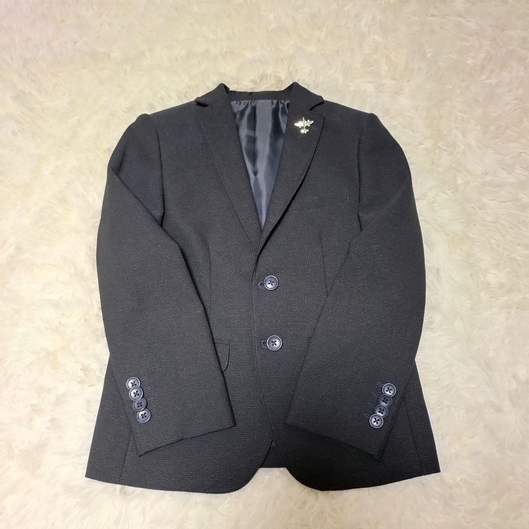 Petit Mainプティマイン　フォーマルスーツ120cm キッズ　ネイビー