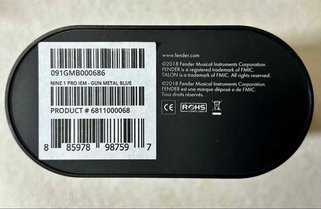 Fender NINE-1 インイヤーモニター　おまけ付き