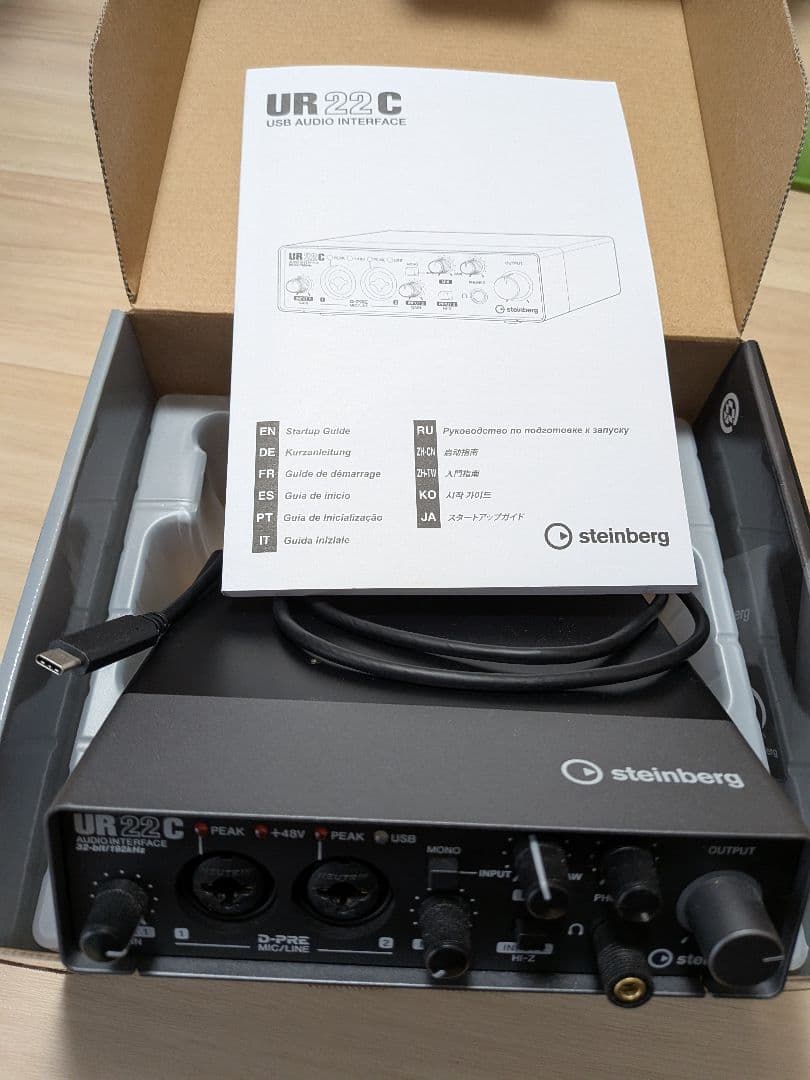 Steinberg UR22C USBオーディオインターフェイス