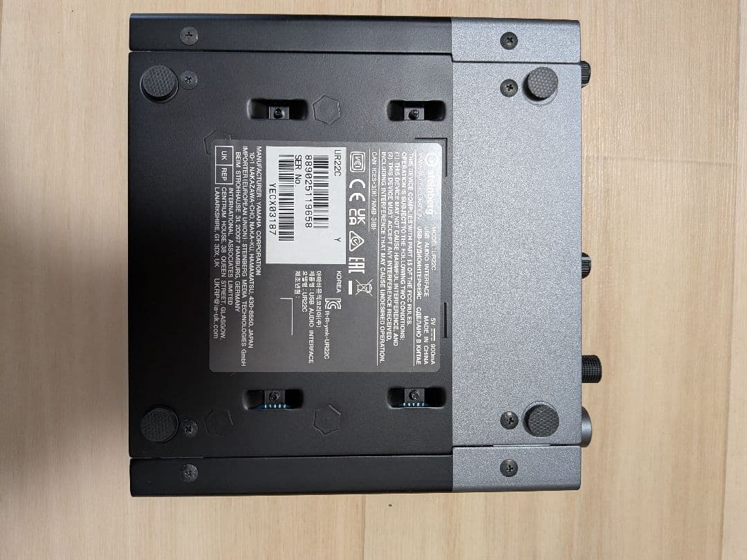 Steinberg UR22C USBオーディオインターフェイス