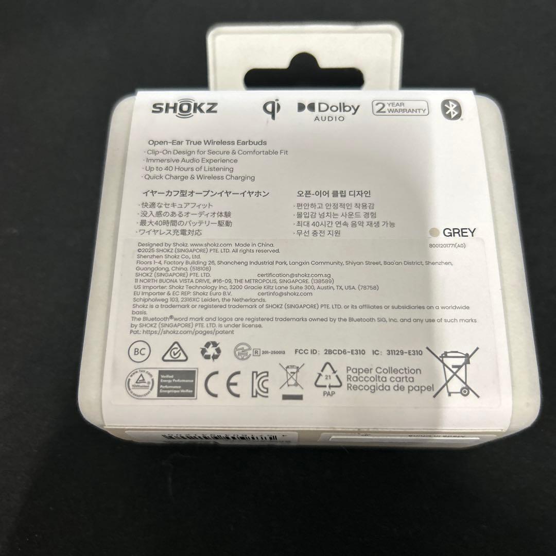 Shokz (ショックス) OpenDots ONE ワイヤレスイヤホン