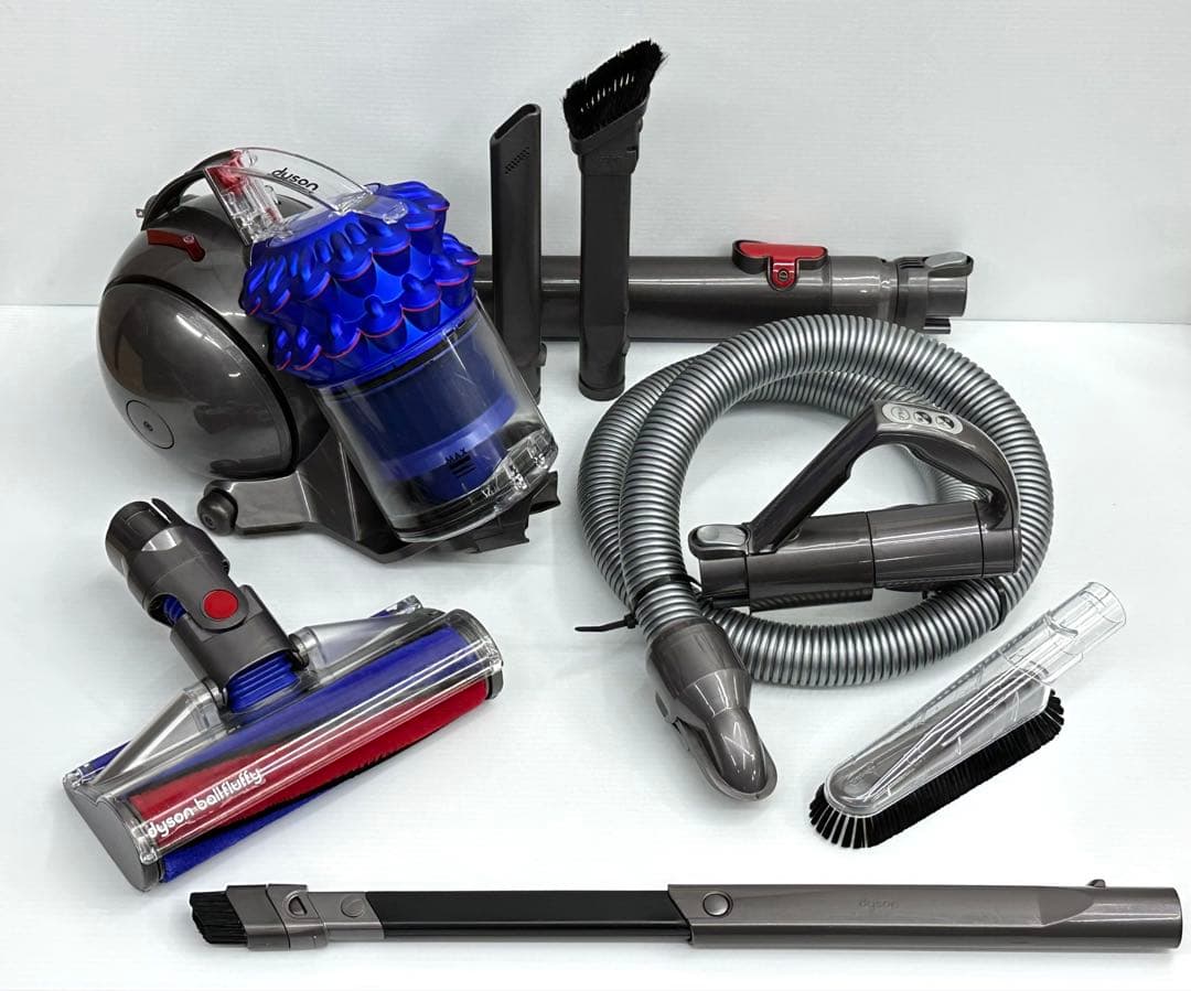 動作保証品　中古　ダイソン　Dyson CY24 掃除機　付属品セット　青　本体