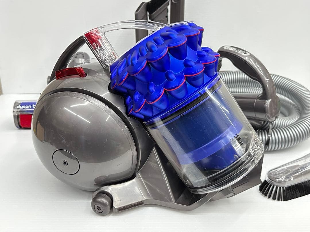 動作保証品　中古　ダイソン　Dyson CY24 掃除機　付属品セット　青　本体