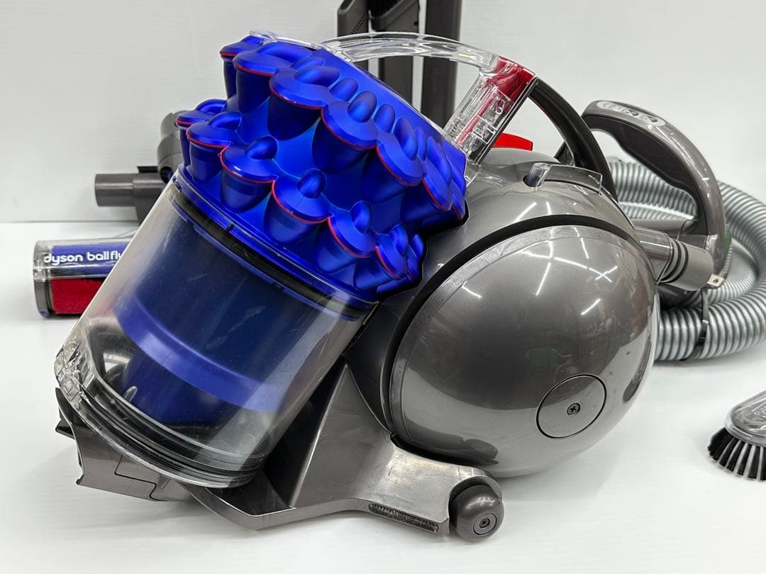 動作保証品　中古　ダイソン　Dyson CY24 掃除機　付属品セット　青　本体