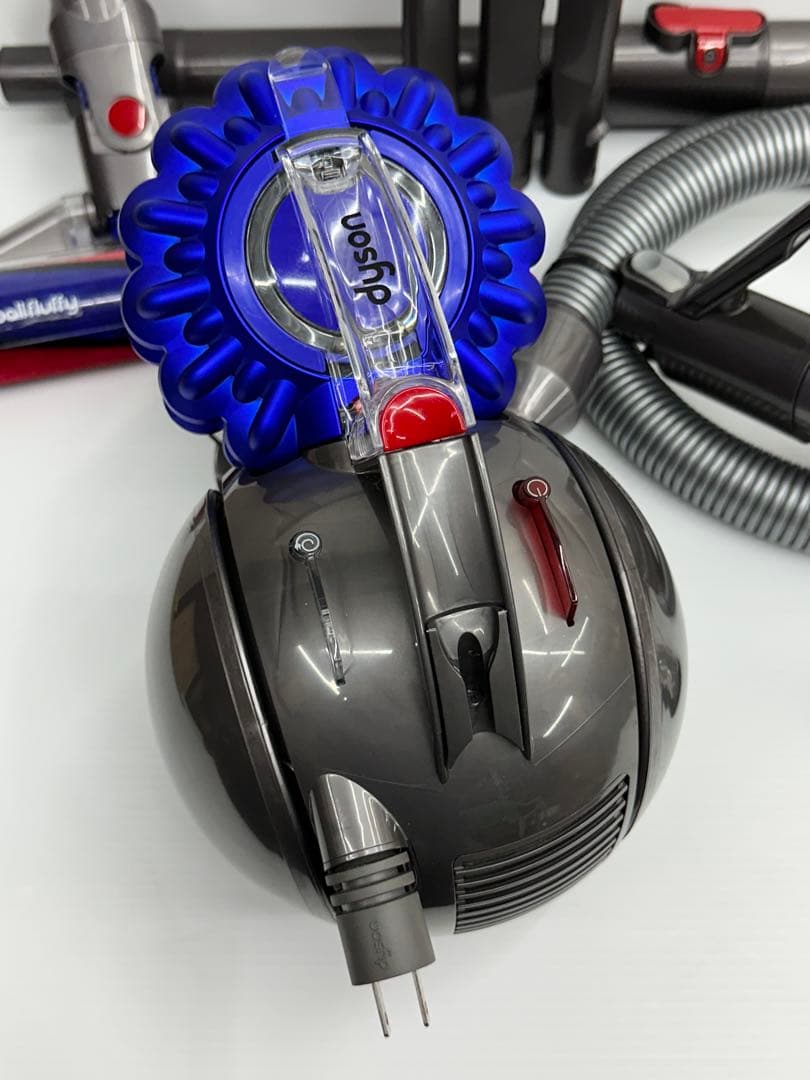 動作保証品　中古　ダイソン　Dyson CY24 掃除機　付属品セット　青　本体
