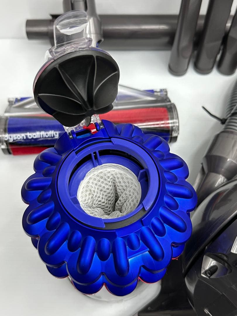 動作保証品　中古　ダイソン　Dyson CY24 掃除機　付属品セット　青　本体