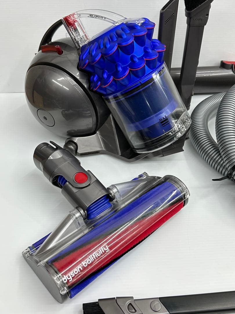 動作保証品　中古　ダイソン　Dyson CY24 掃除機　付属品セット　青　本体