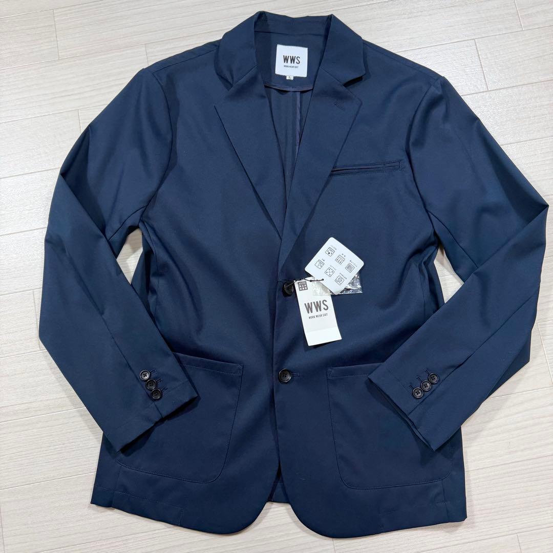 新品未使用タグ付き WWS ワークウェアスーツ 洗える 軽量 速乾 撥水 L