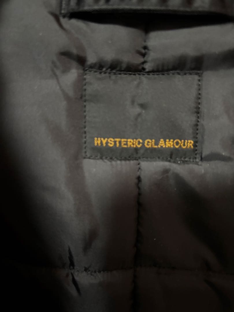 HYSTERIC GLAMOURレディース プリマロフトブラック