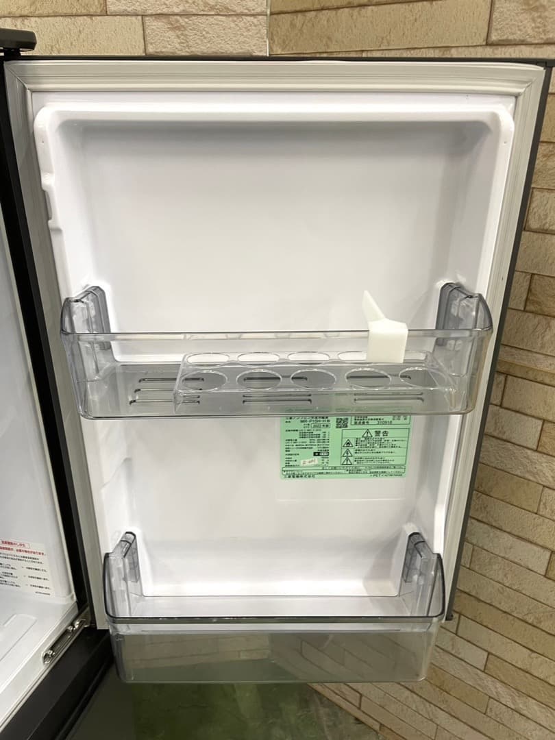 大阪送料無料★3か月保障付き★冷蔵庫★2ドア★MR-P15H-H★R-641