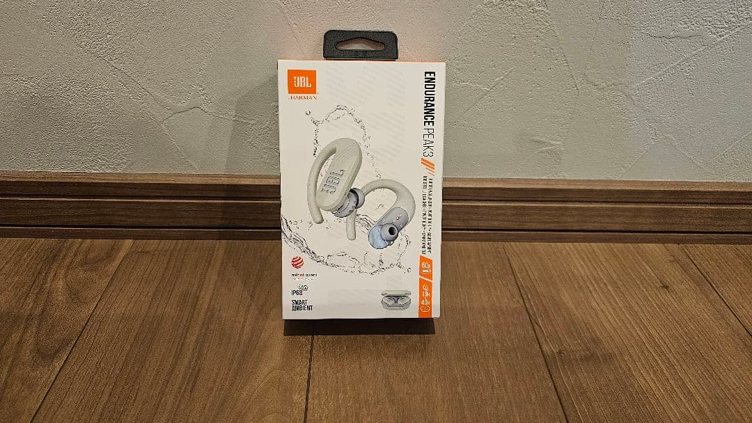 JBL endurance peak3 イヤホン ホワイト