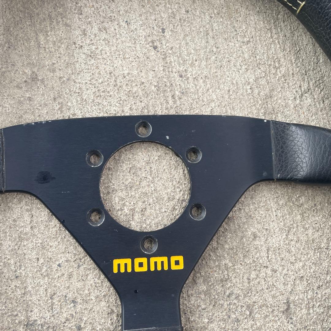 ウッドステアリングホイール momo