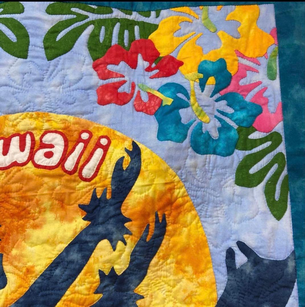 ハワイアンキルト　マルチマット　タペストリー