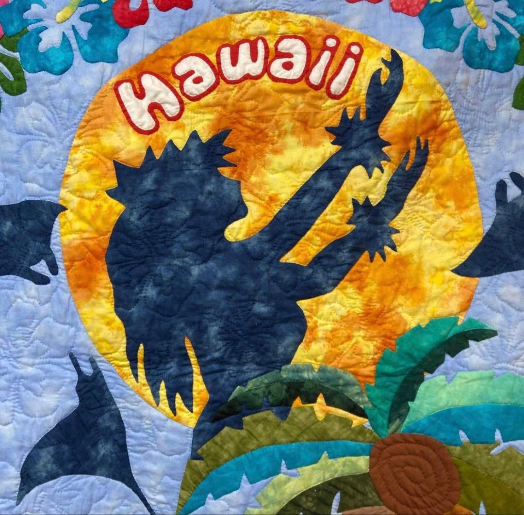 ハワイアンキルト　マルチマット　タペストリー