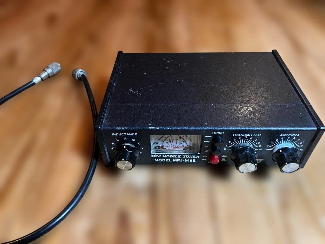 h*n様 MFJ MFJ-945E アンテナチューナー SWR計装備モデル 動作
