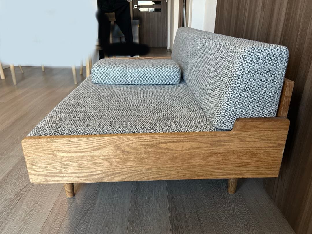 ユッパ 　momo natural DAY SOFA 2.5Pアームレスト